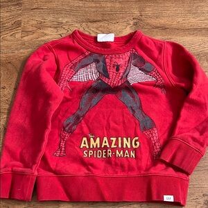 GAP Kids Amazing Spider-Man Red Sweatshirt